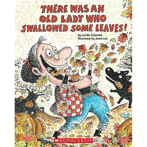 there was an old lady who swallowed a leaf